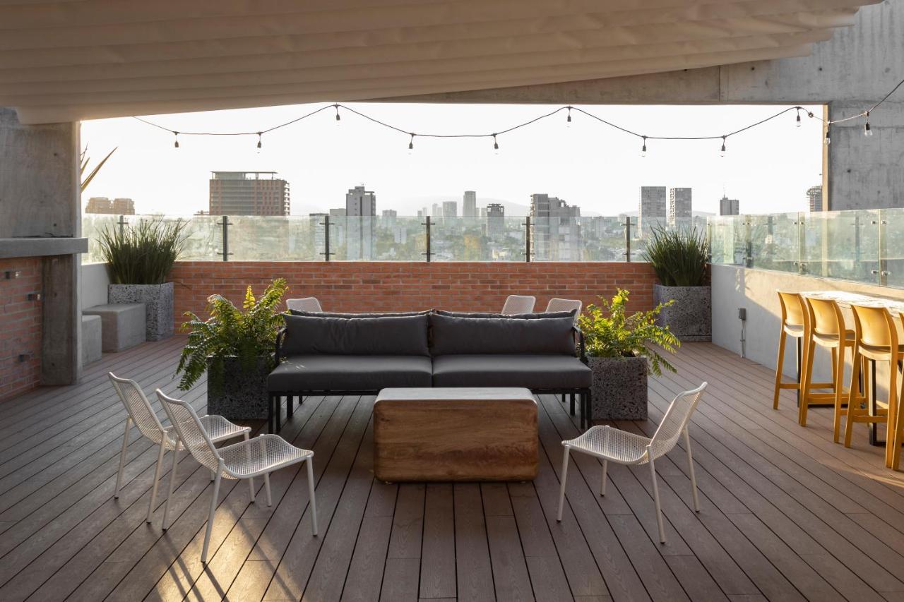 Galeria Flat Rooftop Pool Witgdl กัวดาลาฮารา ภายนอก รูปภาพ