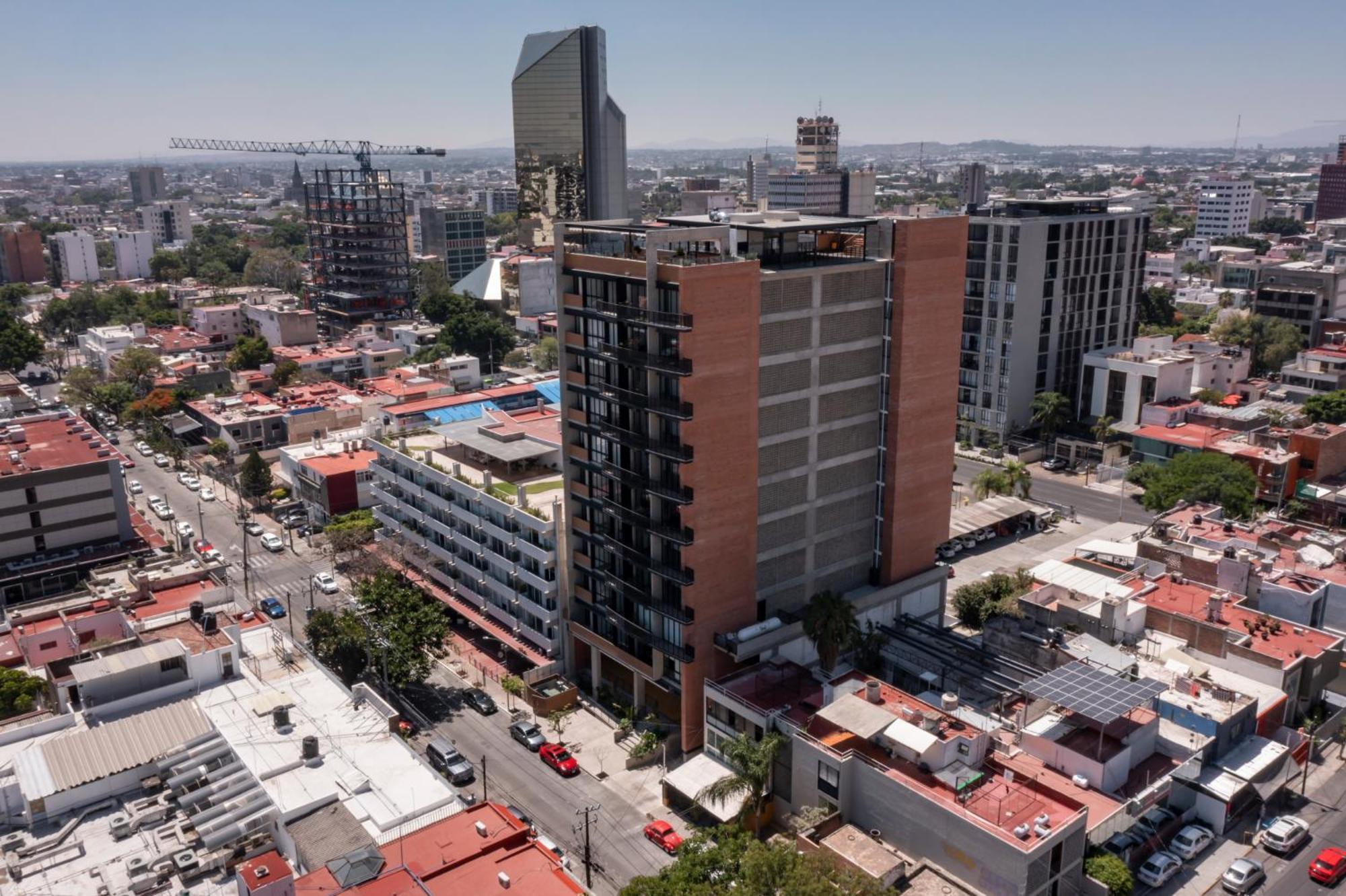 Galeria Flat Rooftop Pool Witgdl กัวดาลาฮารา ภายนอก รูปภาพ
